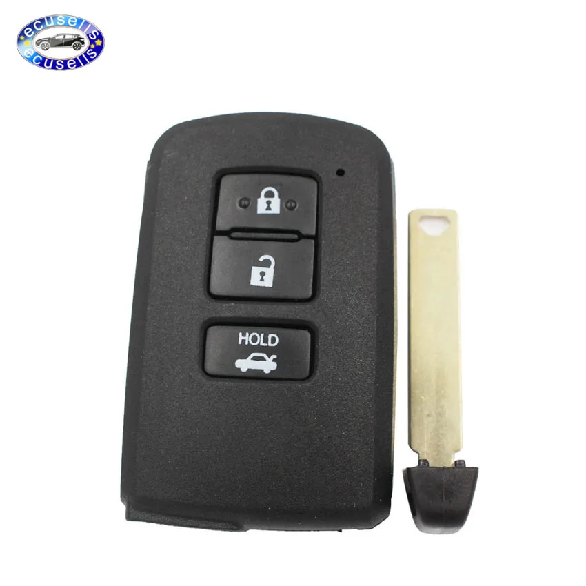 Новинка сменный смарт-ключ с дистанционным управлением чехол 3 кнопками для Toyota