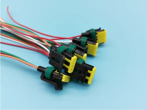 4-контактный/ходовой разъем датчика кислорода для двигателя, жгут проводов DJ7044A-1.8-21 444046-1