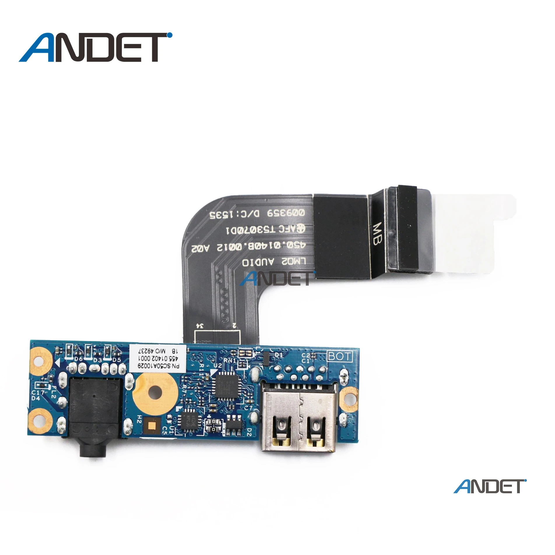 original for lenovo thinkpad x1 carbon gen 2nd 3rd audio subcard rj45 usb port board w cable 04x5600 00hn985 04x5599 00hn984 free global shipping