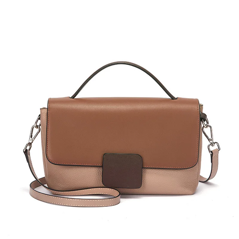 

Womens Handbags Women's New Fashion Versatile One Shoulder Messenger Bag Red Leather Handbag Purses