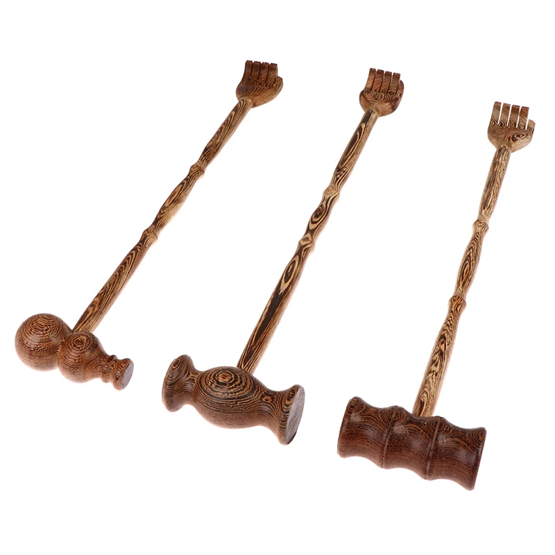 

2 в 1, деревянный массажный молоток