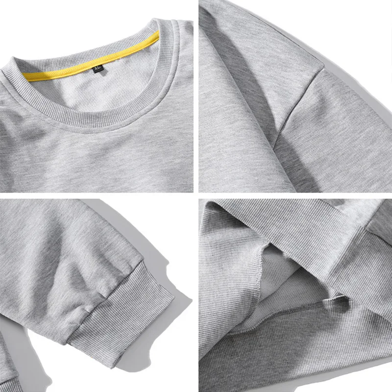 Простые толстовки без шляпы мужские однотонные яркие свободные для пары унисекс