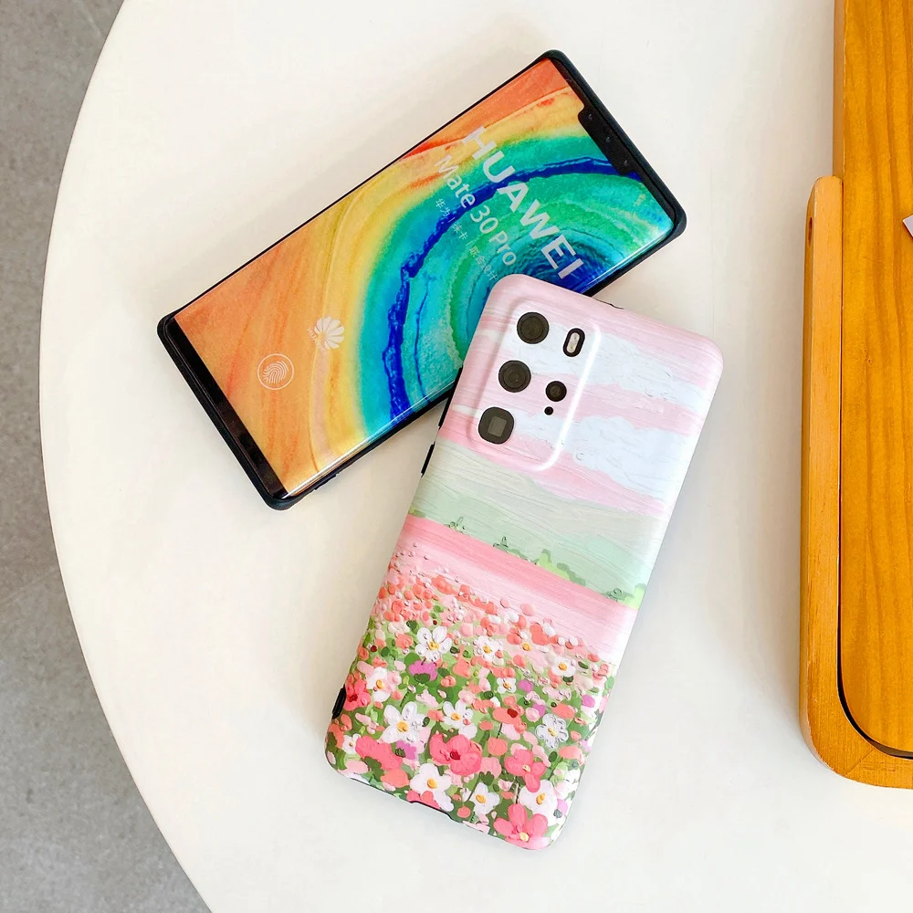 Чехол для телефона Huawei Mate 20 30 Mate30 P20 Pro P30 P40 силиконовый защитный чехол с рисунком
