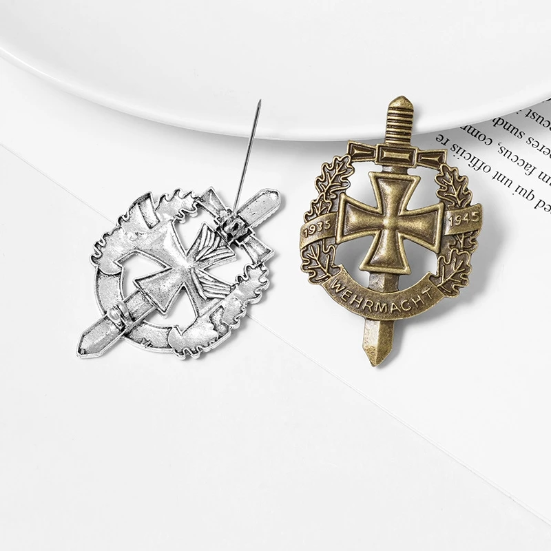 Креативная брошь немецкого бренда ВВС персонализированная вермахта с