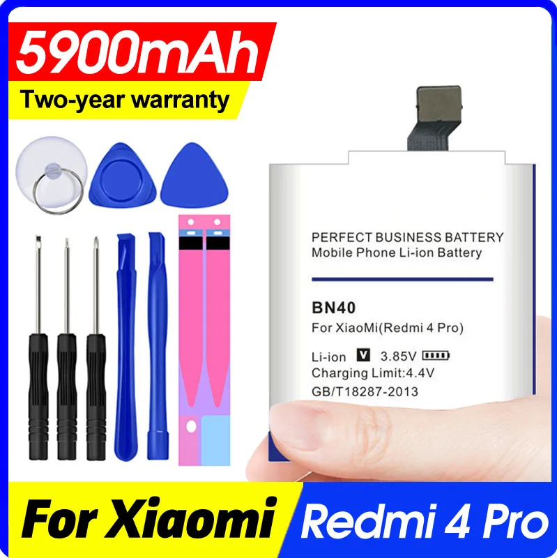 Литий полимерный аккумулятор BN40 BM47 BM4A BN34 BN44 для Xiaomi Redmi 4 Pro|Аккумуляторы мобильных