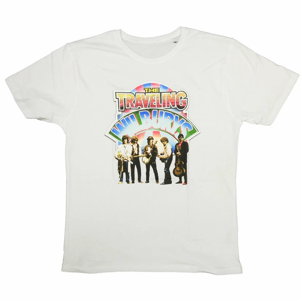 Дорожная футболка Wilburys Group Shot White 100 большая длинная футболка|Мужские футболки| |