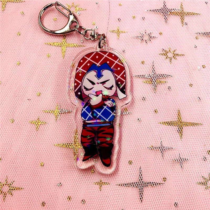 Аниме JOJO странные приключения акриловый брелок Рисунок Леоне abbacchio Кира Yoshikage