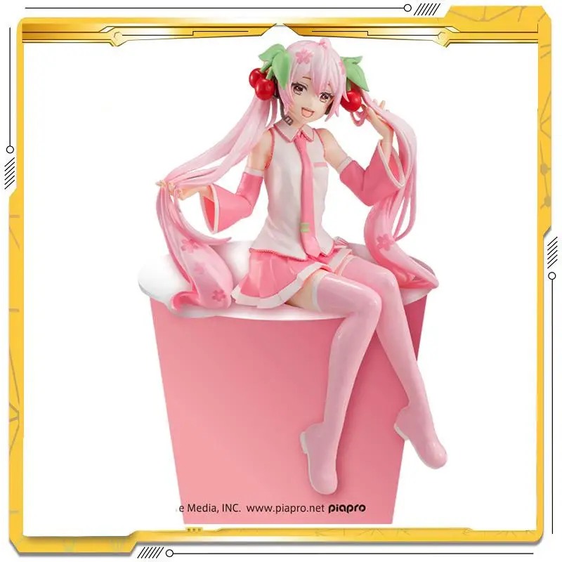 

In Stock Original Hatsune Miku Instant Noodles Anime Action Figures Toy for Child Christmas Gift