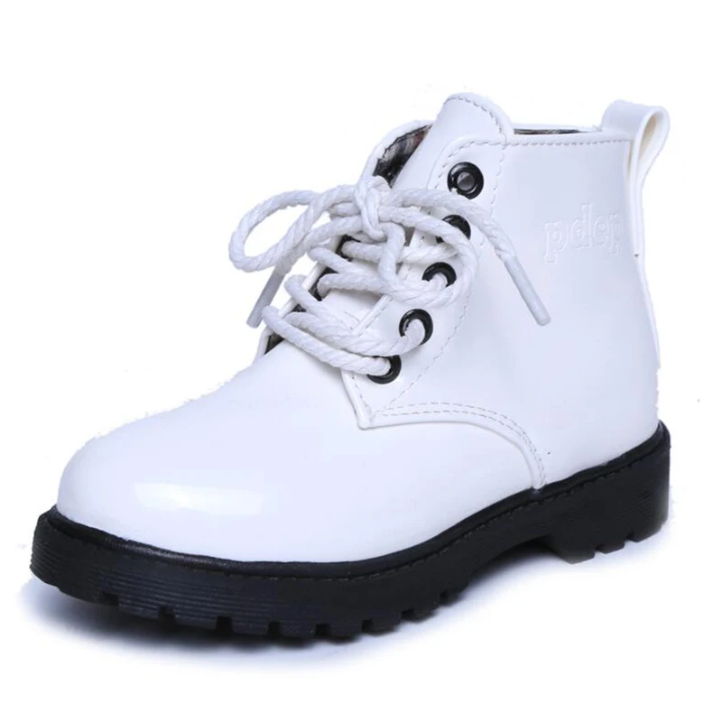 2019child leather boots female child martin boys shoes single little girl spring baby | Детская одежда и обувь