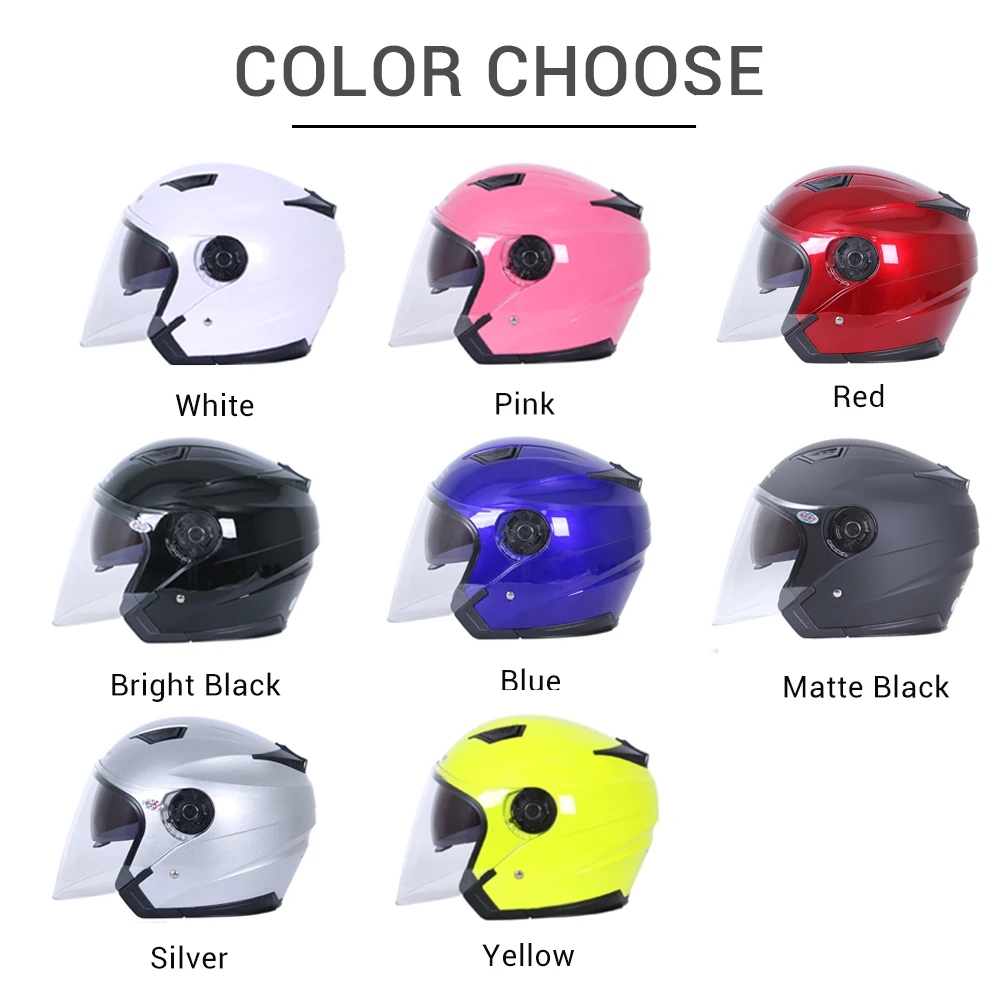 Шлем JIEKAI для мотоцикла защитный шлем с открытым лицом езды на велосипеде