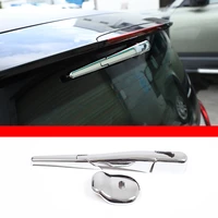 for mercedes smart 2015 2018 abs chrome rear trunk window wiper arm blade cover trim overlay nozzle molding car styling decorate