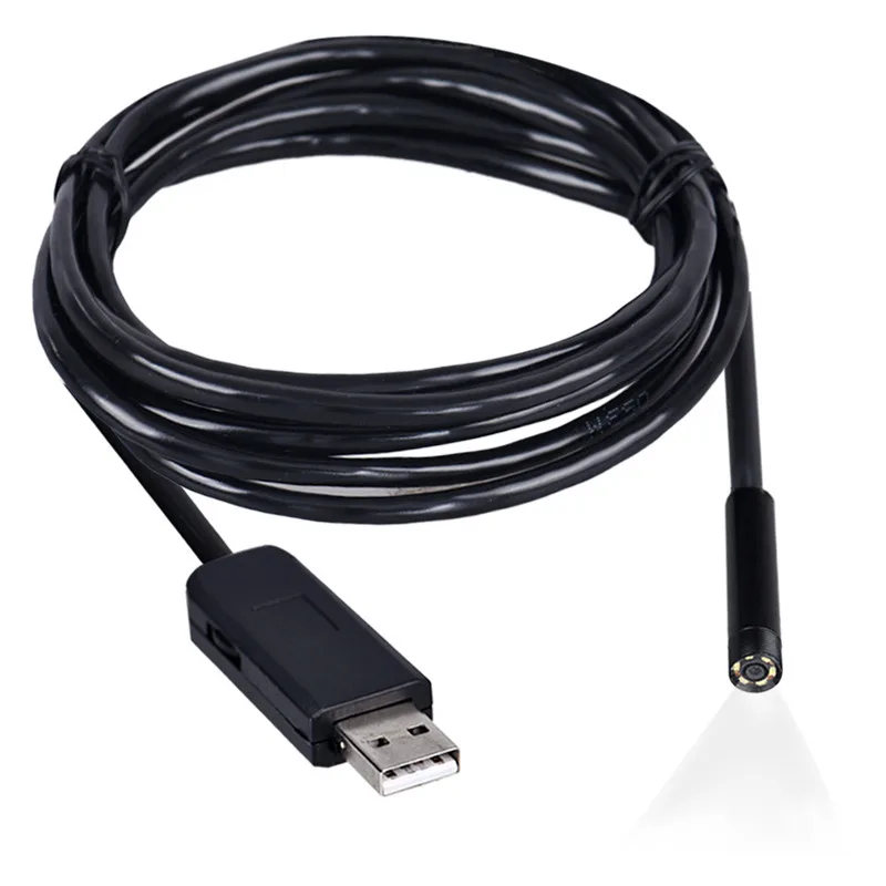 CARPRIE 7 мм 6 светодиодов USB 2 м кабель Водонепроницаемый Android эндоскоп CMOS 1/9 Мини