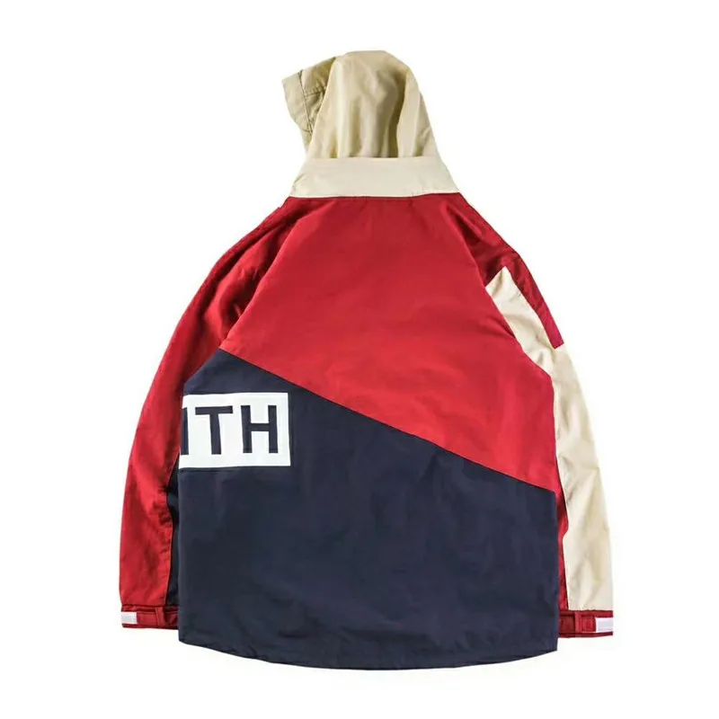 Мужская и Женская куртка 19FW KITH Высококачественная Водонепроницаемая ветровка 1:1