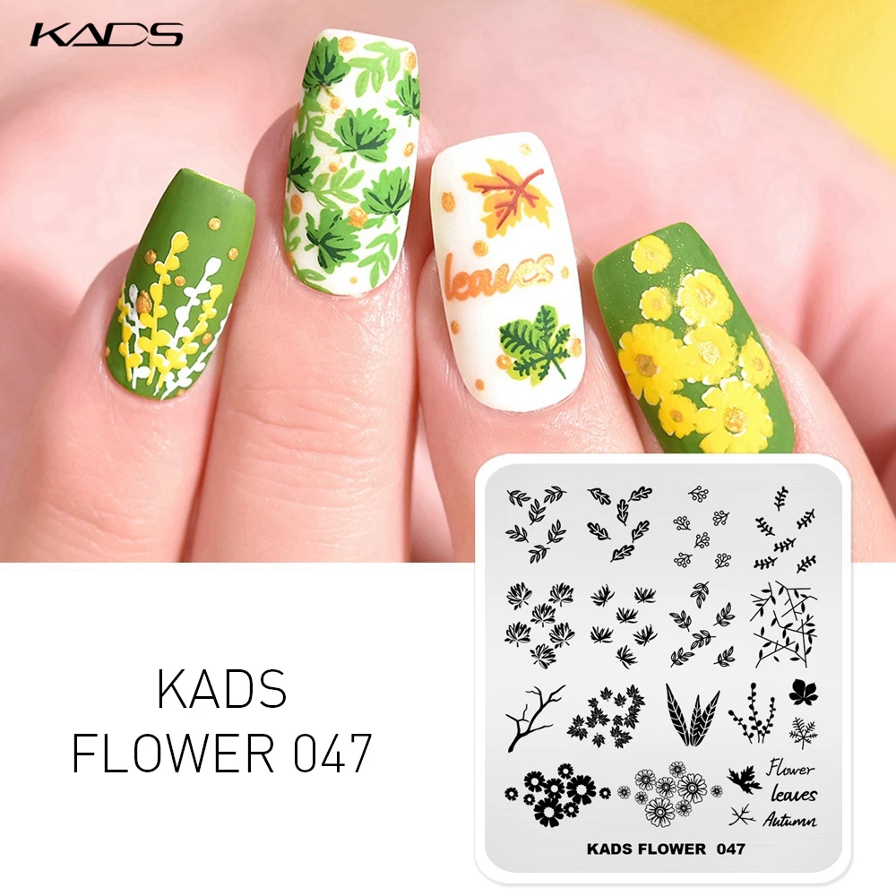 KADS Nail Art штамповочные пластины новые различные красивые изображения 7*8 см Печать