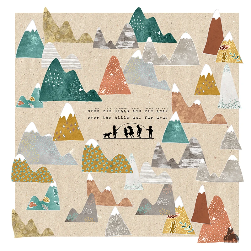 Наклейки бумажные для скрапбукинга 30 шт. | Дом и сад