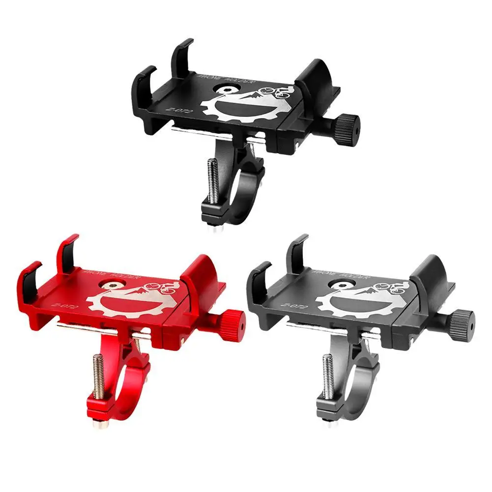 adjustable bicycle mobile phone holder bike motorcycle handlebar clip stand for 3 5 6 5 inch phone holder gps mount bracket free global shipping