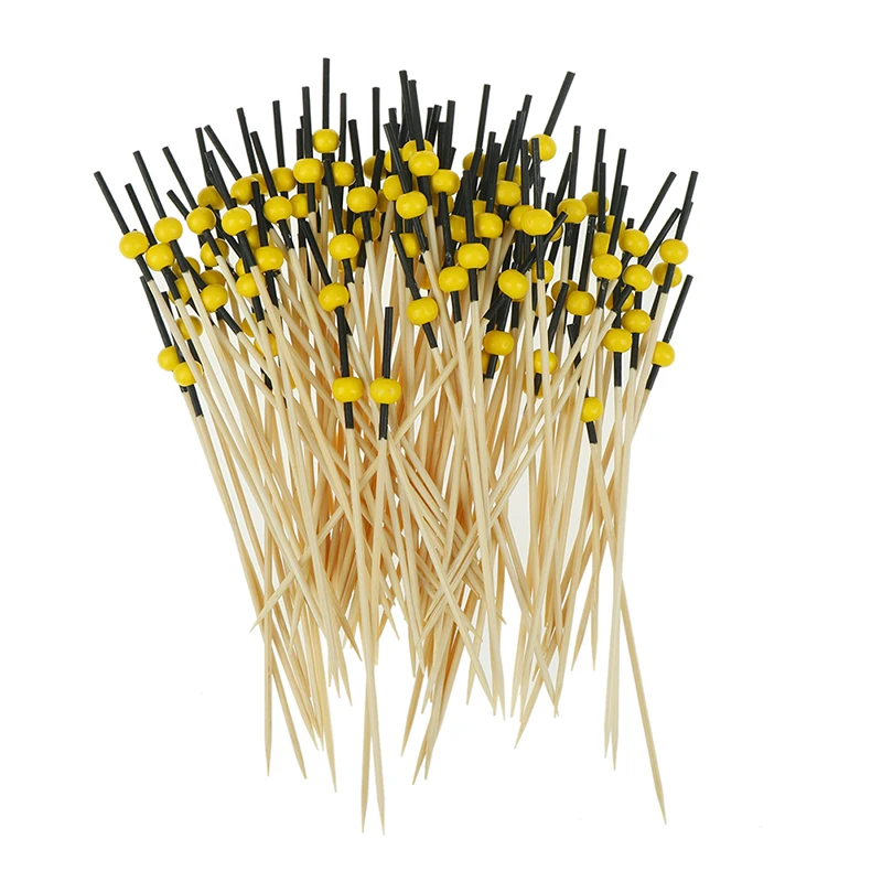 100 шт. пищевые десертные палочки вилка для фруктов Топпер кексов необычная