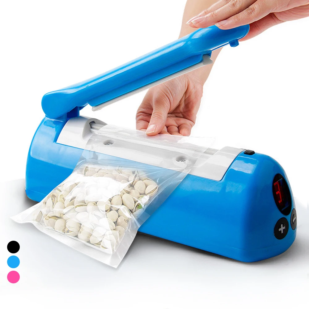 Портативная упаковочная машина автоматическая электрическая вакуумная для еды