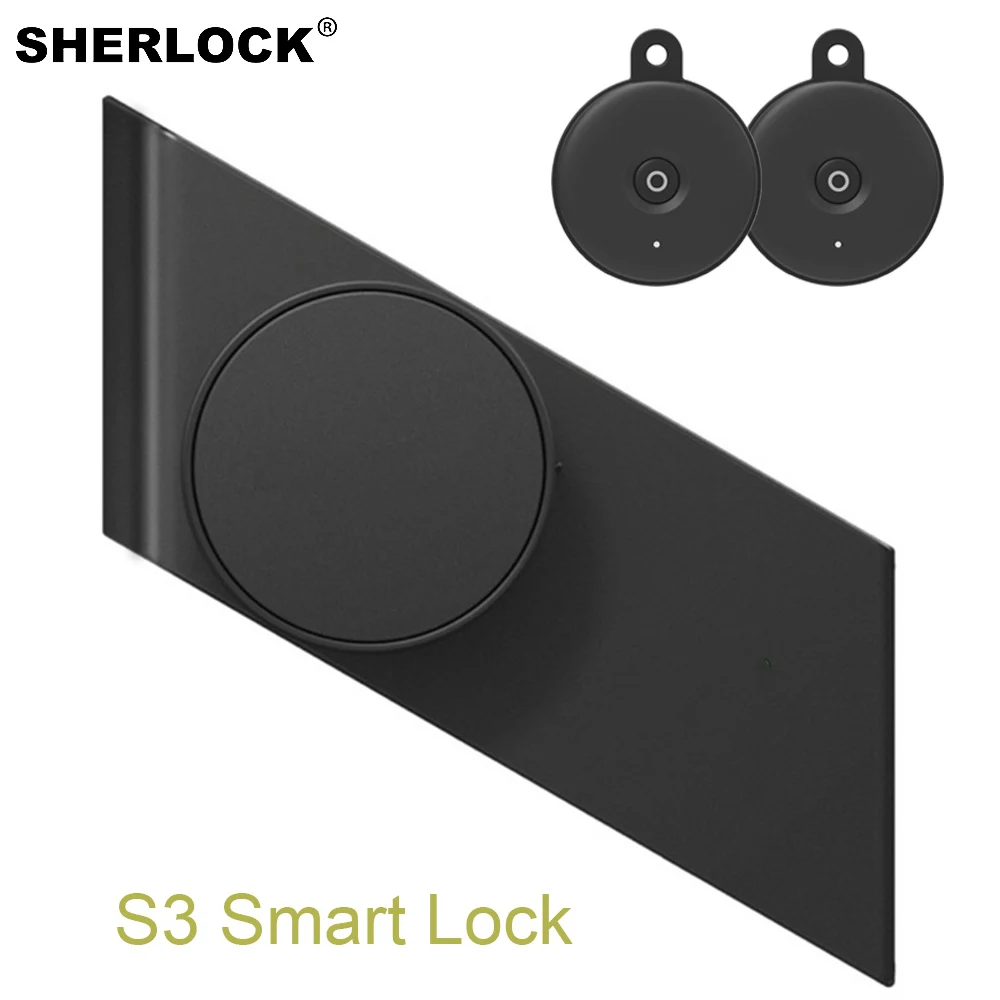 Умный дверной замок Sherlock S3, электронный Противоугонный замок, совместимый с Bluetooth, управление через приложение для офиса, дома, спальни - изображение