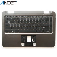 original for hp pavilion x360 13 a 13 a000 palmrest cover upper case keyboard bezel without touchpad 767823 001