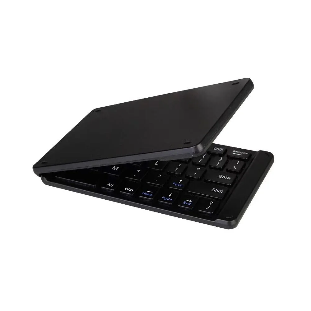 Bluetooth Slim Portable Mini Half Folding Keyboard Rechargeble Lightness For Computer Notebook Macbook ipad Tablet Key Panel images - 6