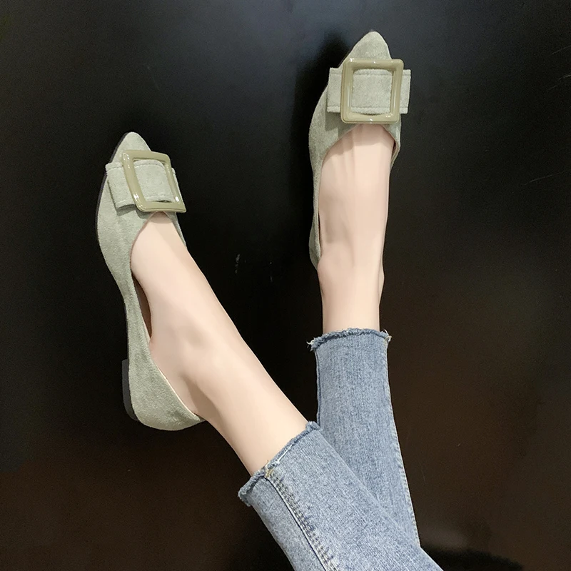 

2020 New Fashion Spring Women Flats Breathable Cozy Work Shoes Brief Fashion Ladies Flats Light Driving Loafers women flats