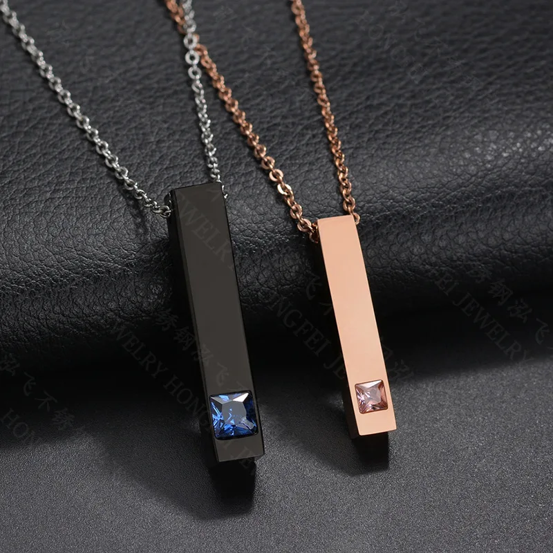 Ожерелье Стразы из нержавеющей стали с квадратной застежкой ювелирное изделие