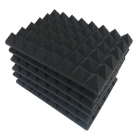 12pack acoustic foam for microphone isolation shield 11 8x15 75x5inch soundproof foam panel insulation noise filter