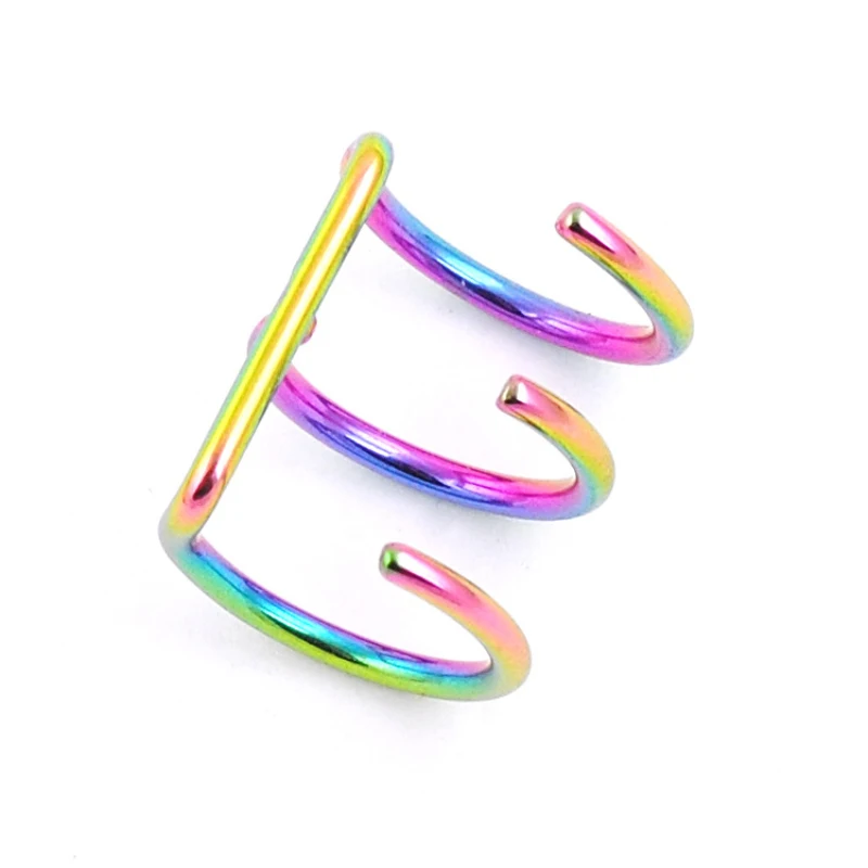 

Clip On Earring Stainless Steel Non Piercing Jewelry Ear Cuff for Women Men