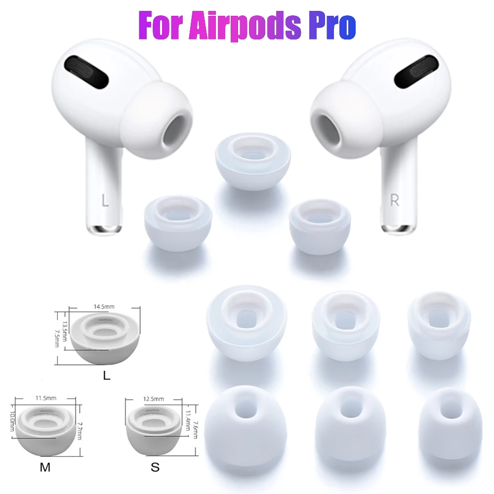 Силиконовый чехол для наушников идеально подходит AirPods Pro противоскользящий