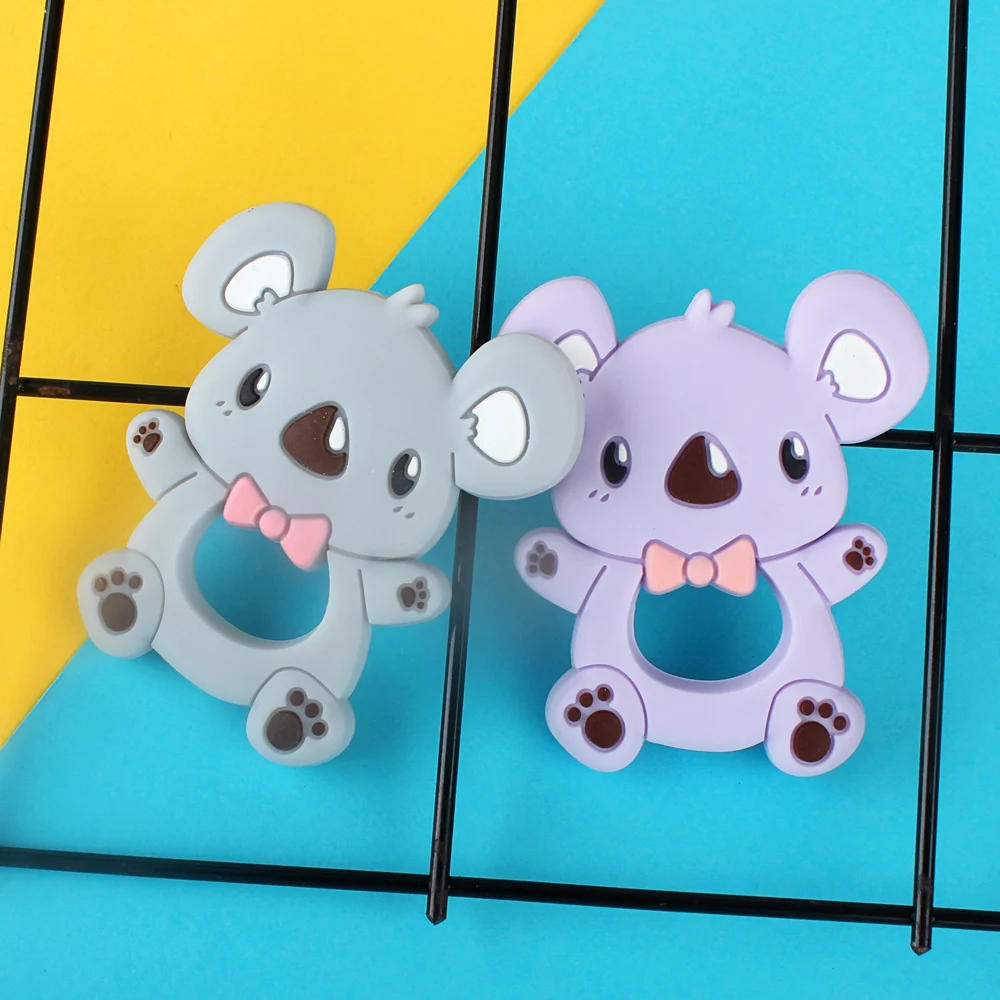 Keep & расти 1pc силиконовый Прорезыватель для зубов в виде коалы шарик Еда Класс без