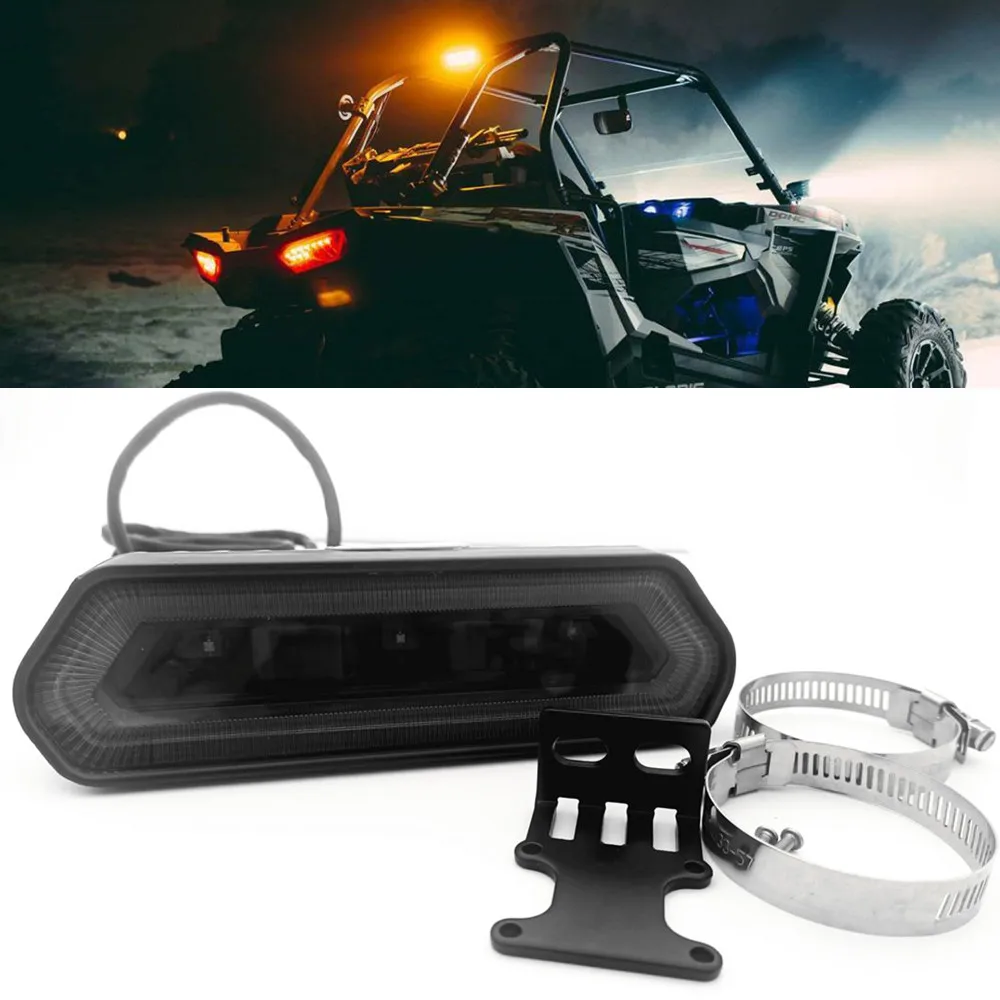 

Universal Blue / Red Halo LED 3rd Brake Light LED Packing Reverse Running Light For Jeep Cars ATV UTV Accessories