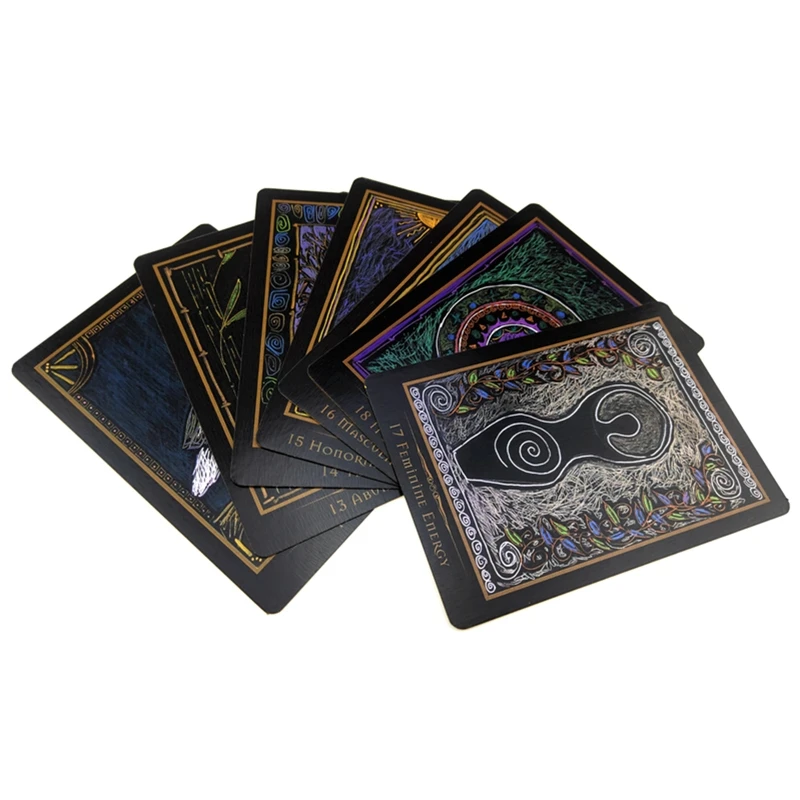 

Shamanic Healing Oracle Cards 44 Cards Deck Tarot Full English Board Game Card Mysterious Divination Friend Party