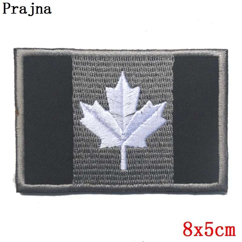 Вышитая ткань Канада липучка флаг Квебек патч армейская тактическая форма