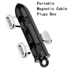 Магнитный кабель Posugear, штекер Type-C Micro USB C 8 Pin Ellipse, магнитный штекер для телефонного кабеля, магнитные штекеры 3 в 1, соединительный чехол