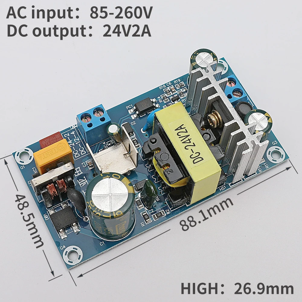 DC 100 240V переменного тока 5В 2.5A 5A 2A 4A 12V 1A 9A 24v1A 12A 36v7A 48v4A|Импульсный источник питания| |