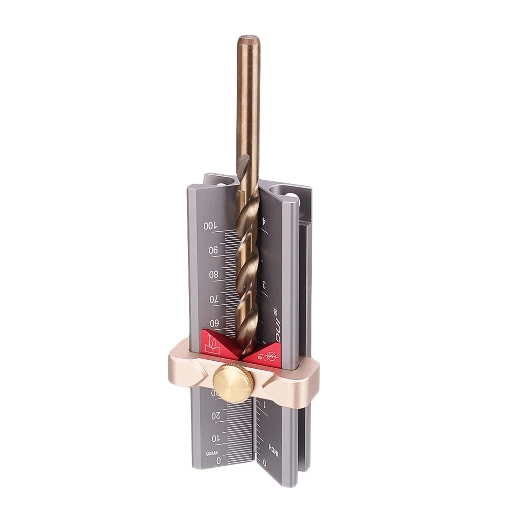 

3 In 1 Multifunction Measuring Gauge Drill Depth Gauge Drill Stop Measure and Drill Point Angle Gauge Grinding Gage and