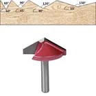 1 шт 6 мм хвостовик 101622  32 мм v слот tungsten карбидная Концевая фреза для станка с ЧПУ 3d гравировка Бир потоком отделка Концевая фреза
