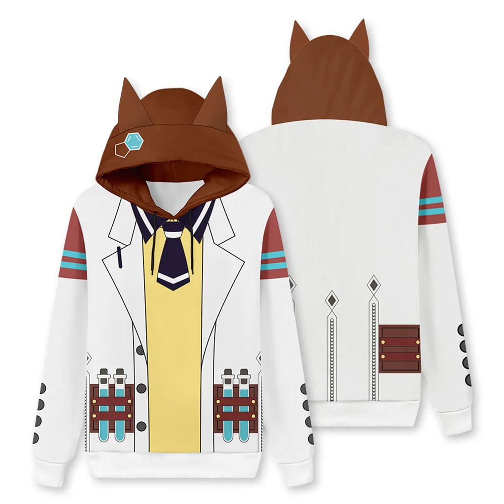 

Толстовка с капюшоном аниме амуме, красивые Дерби Агнесс Тахион, свитшот, куртка, пуловер, пальто