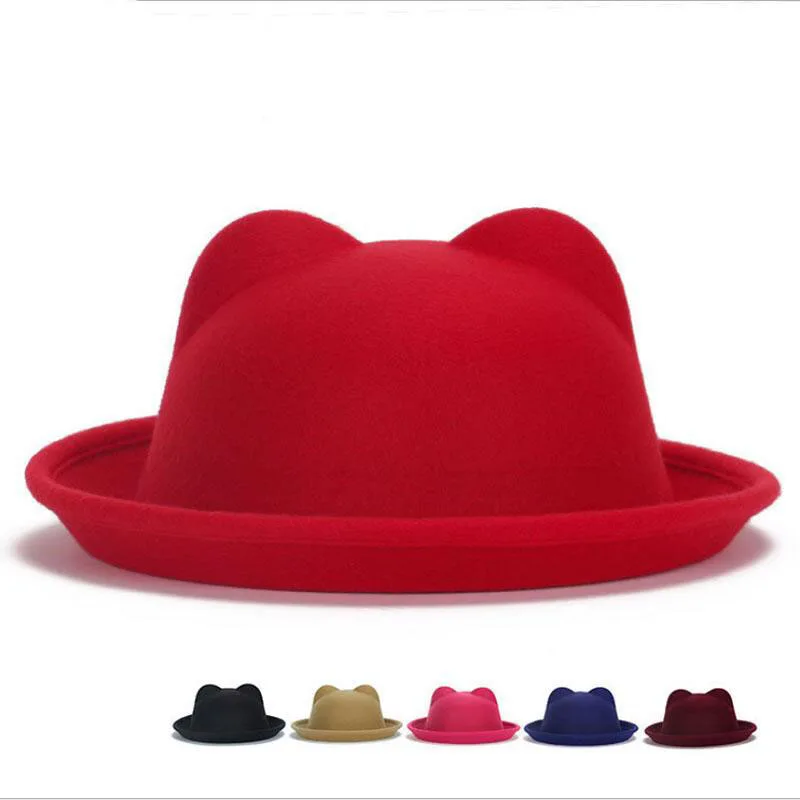 2020 Новое поступление женская зимняя Осенняя уникальная Милая шерстяная фетровая