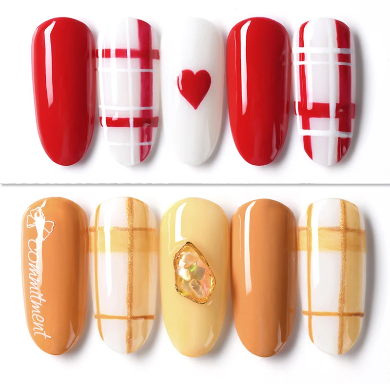 3PCS Manicure Brush Set UV Gel Liner Painting Pen Acrylic Drawing for Nails Rhinestone Handle Nail Art Tool | Красота и здоровье