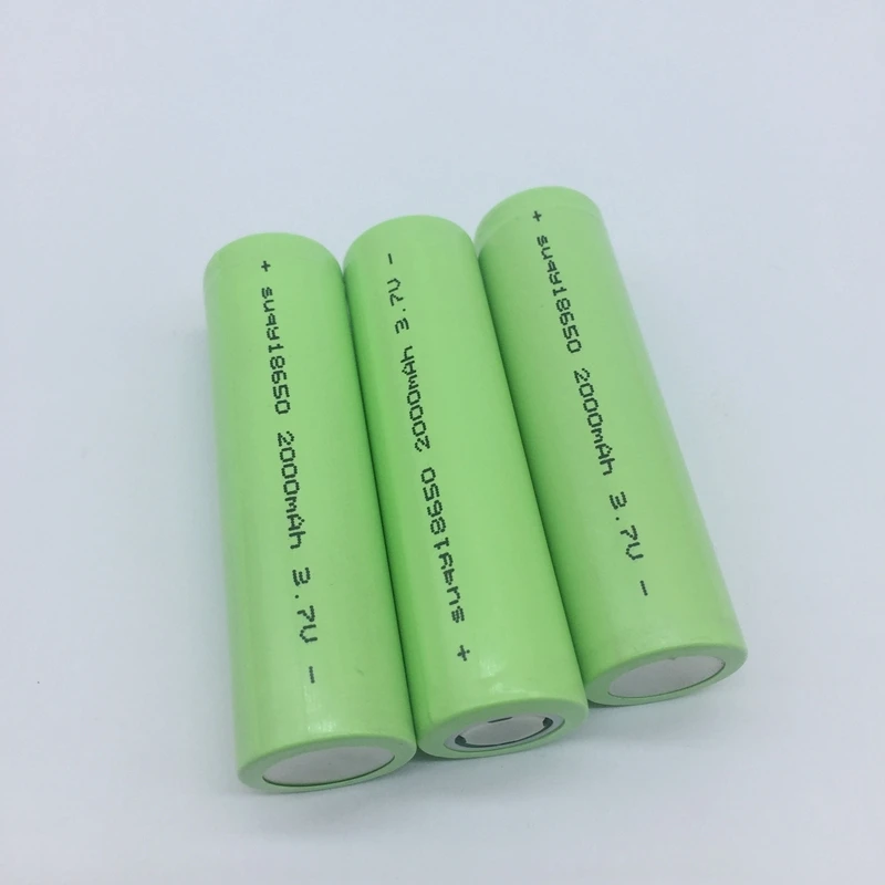 Suqy перезаряжаемый аккумулятор 3,7 v 2000mAh 18650 литиевый аккумулятор для внешнего аккумулятора 18650 батареи