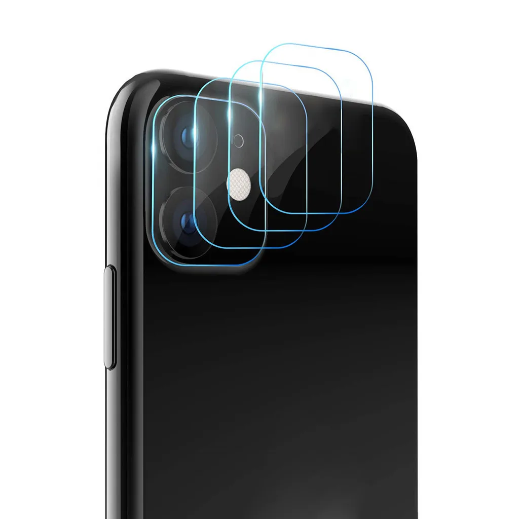 2 шт без отверстия Закаленное стекло Защитная пленка для камеры iphone 11 6 1 дюймов