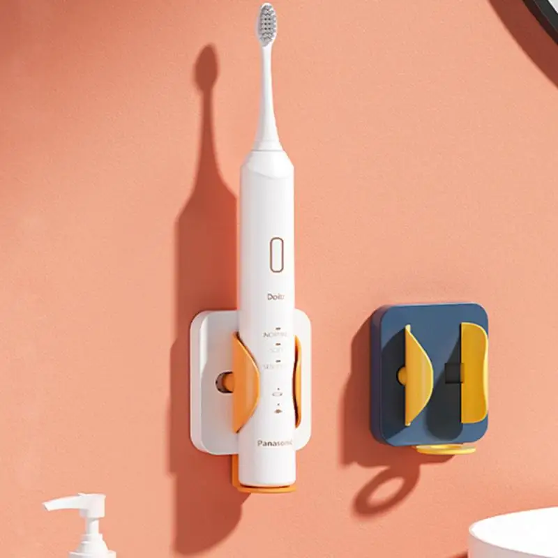 

Wall-Mounted Elastic Fixed Protection Toothbrush Handle Saves Space Dry Toothbrush Holder Toiletries Electric Toothbrush Holder
