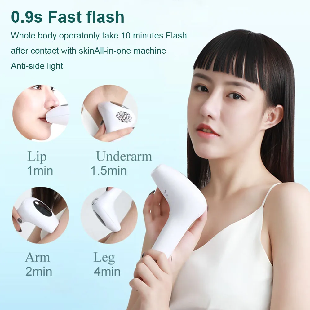 2020 New Laser Epilator Permanent IPL Photoepilator Hair Removal depiladora Painless electric Dropship 900 000 Flashes | Бытовая