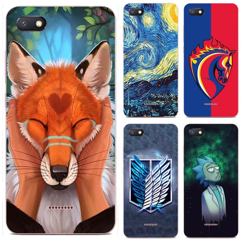 Phone Cover For Xiaomi Redmi 5 5A 6 6A Plus Pro S2 Soft TPU Silicone Note 4 4X 7 Cute animals painted Case | Мобильные телефоны и
