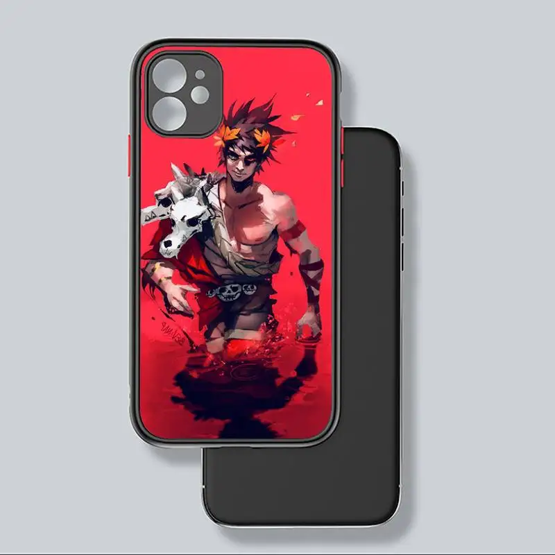 

Hades Supergiant Games Phone Case Matte Transparent for iPhone 7 8 11 12 s mini pro X XS XR MAX Plus coque