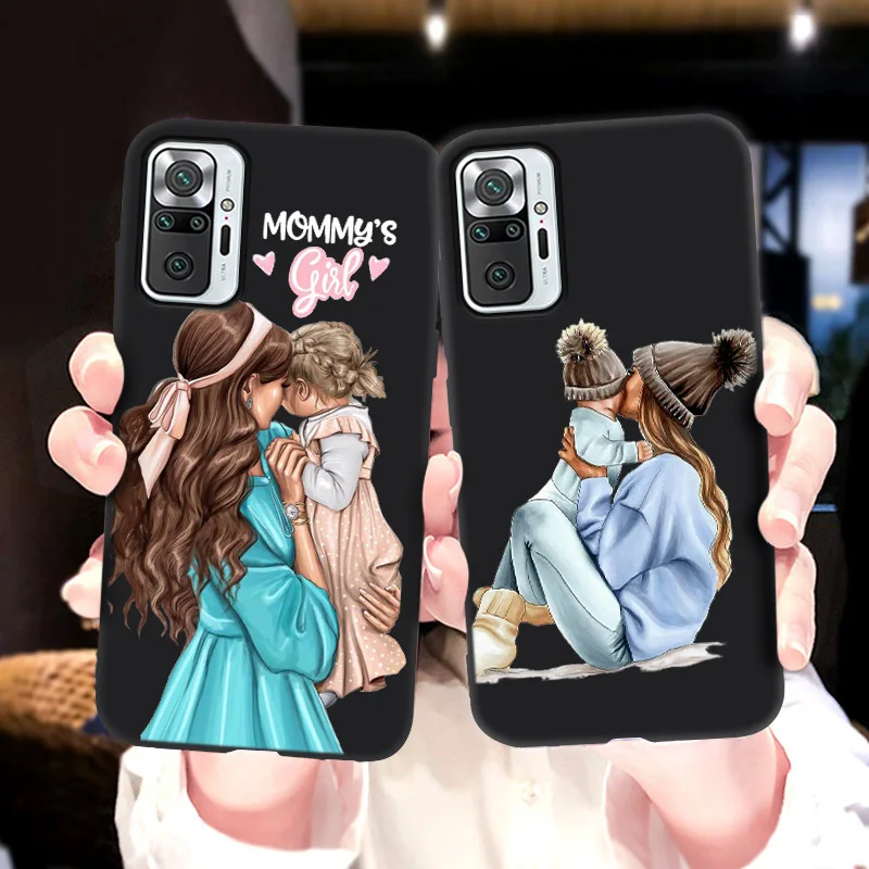 funda for xiaomi redmi note 10 9 pro case fashion mom case for xiaomi mi 11 lite 11t 11lite note 8 8t 7 pro 10s 9s 9c nfc cover free global shipping