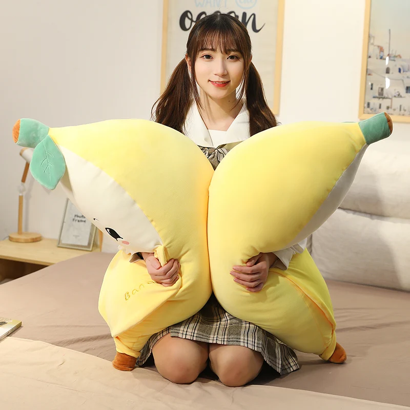 45 90 см белого и желтого цвета мягкие милые зимние ботинки под заказ для бананов