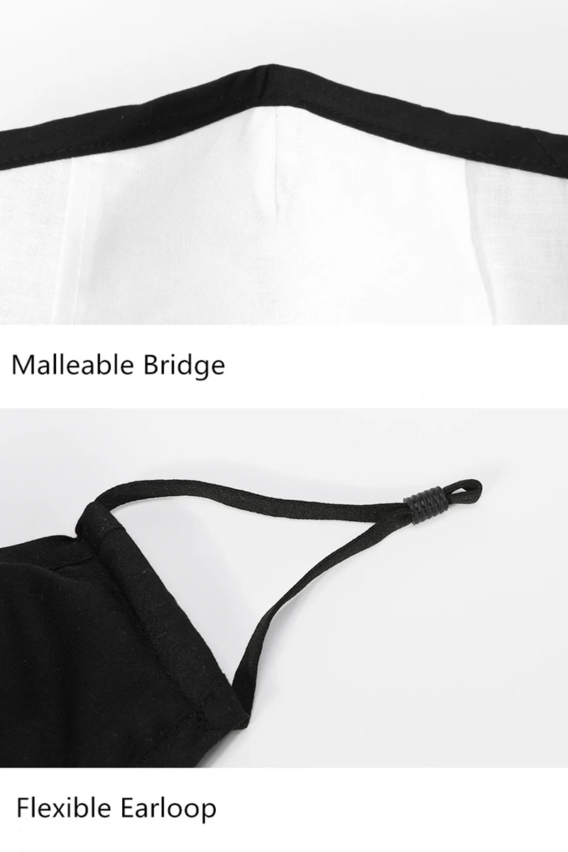 

Reusable Respirator Masks With Valve Anti Pollution PM2.5 Face Cover Washable Dust Cotton Unisex Mouth Muffle Adjustable Masks